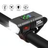 LED Bicycle Light Bike Front  Lamp Rechargeable Power Display MTB Mountain Road Headlight Cycling Accessories