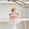 Soft Christmas Dress Girl Pendant Cartoon Christmas Tree Hanging Decoration  Party Favors