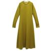 Unused Agawd Long Sleeve Long Dress F Yellow Women Used