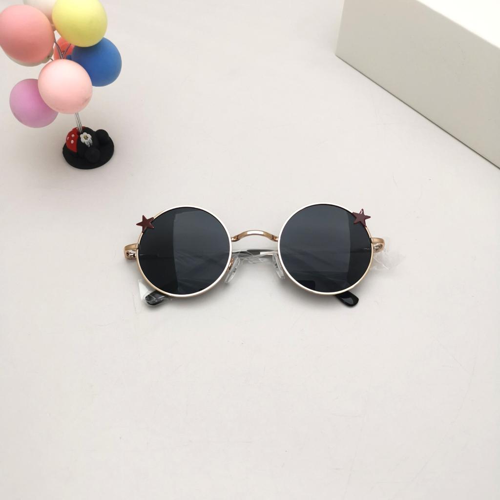 Children'S Sunglasses Children'S Baby Metal Sunglasses Cartoon Sunshade Sunscreen Glasses Trendy Sunglasses