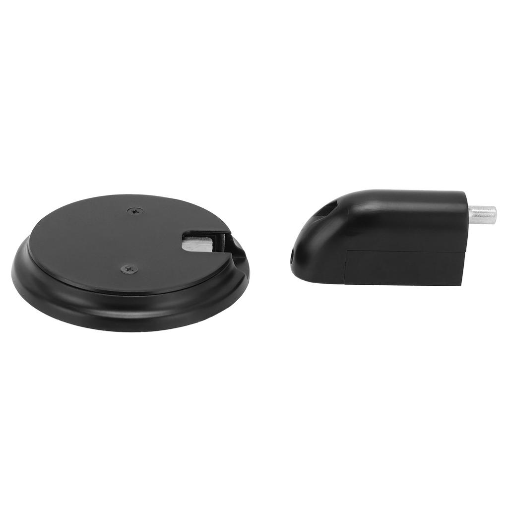 Door Stoper Push Type Strong Magnetic Mechanical Windproof Suction Door Stop Silent Firm Door Stop CatchMatte Black