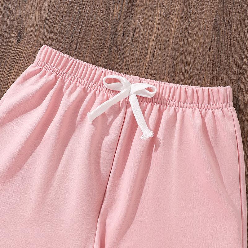 Повседневный костюм для девочек, летняя детская рубашка с длинными рукавами и защитой от солнца, жилет, шорты, костюм-тройка