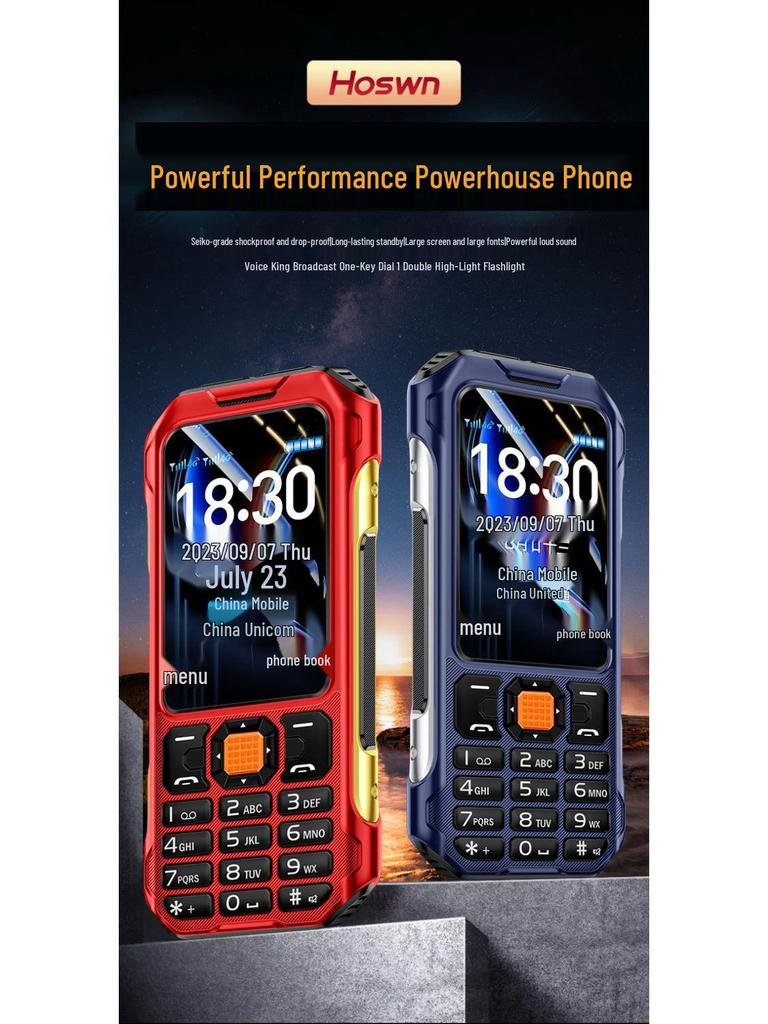 Senior Mobile Phone with Large Screen, Big Font, and Extended Battery Life