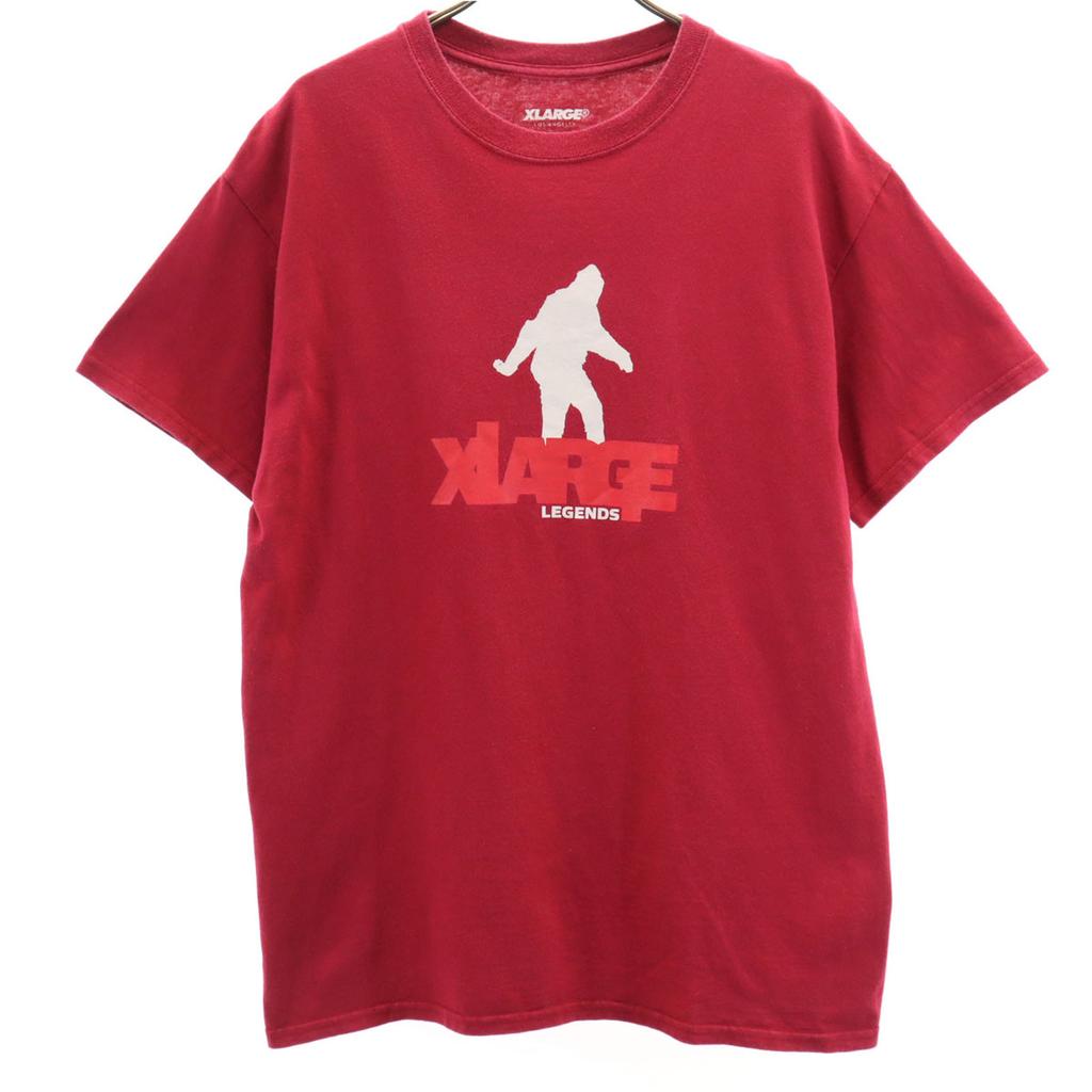 Xlarge Short Sleeve T-shirt M Red Men's Used