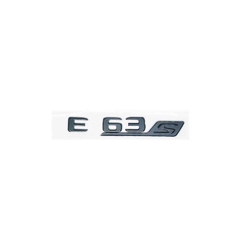 BQAZ9 3D Flat Font ABS E63 E63S V8 Biturbo 4Matic AMG Emblem Badge Sticker for Mercedes Benz W213 Car Trunk Logo Sticker