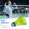 10Pcs Nylon Badminton Stable Durable Nylon Feather Shuttlecocks Youth Players Indoor Outdoor Badminton Training