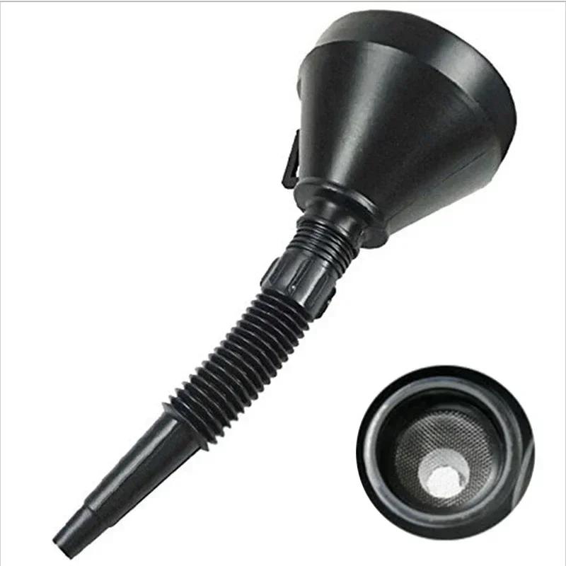 Длинная трубка Заправочная воронка Телескопическая Авто Отсоединяемый удлинитель шланга Инструменты для заправки Автомобиль Мотоцикл Двигатель Бензин Масло Воронка