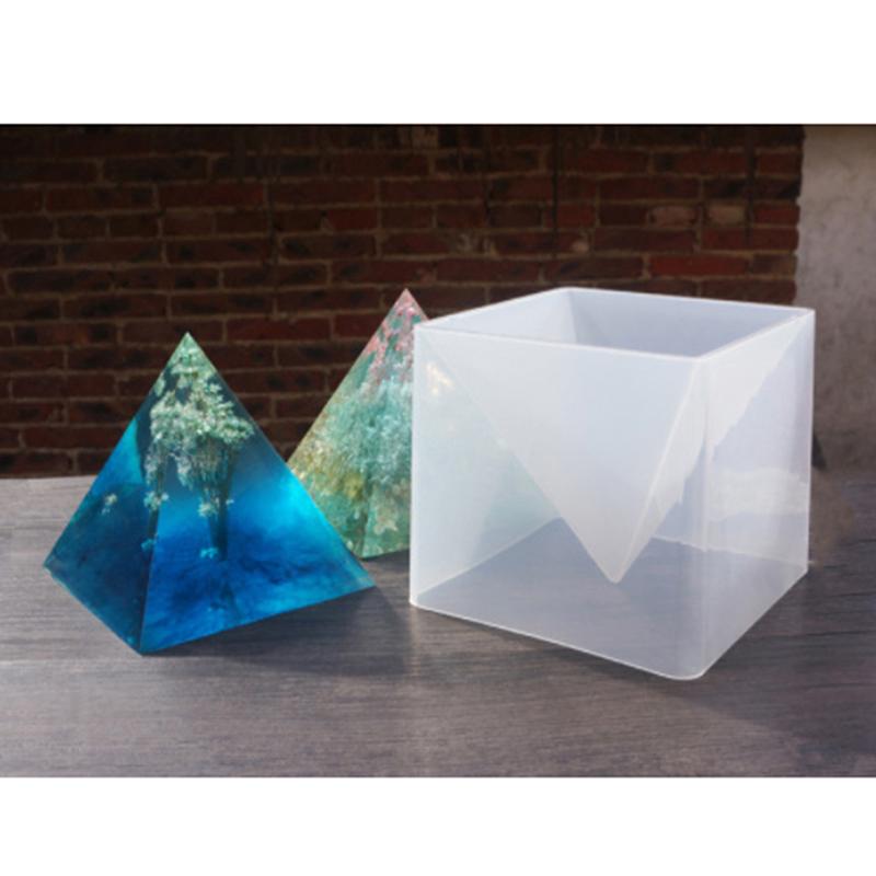 Супер большая пирамида из смолы силиконовая форма для литья ювелирных изделий из смолы форма 15 см