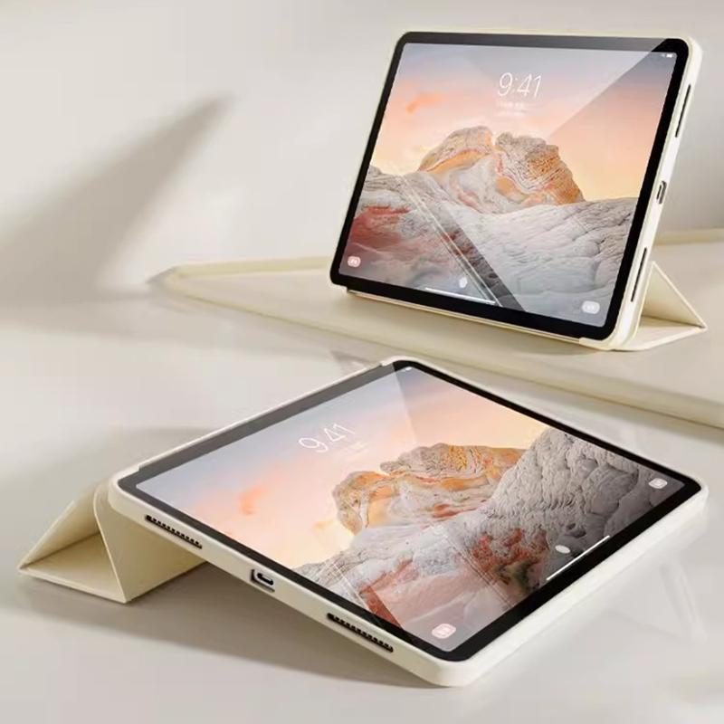 Трехстворчатая подставка PU Защитный чехол для iPad Pro 11 4-го поколения Чехол 2-го поколения. Чехол для Pro 11 Air 11 A16 10-го 9-го 10.2 Mini 6