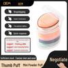 Мини-пуховка для пудры двойного назначения Air Cushion Thumb Powder Puff - Дизайн в виде капли воды