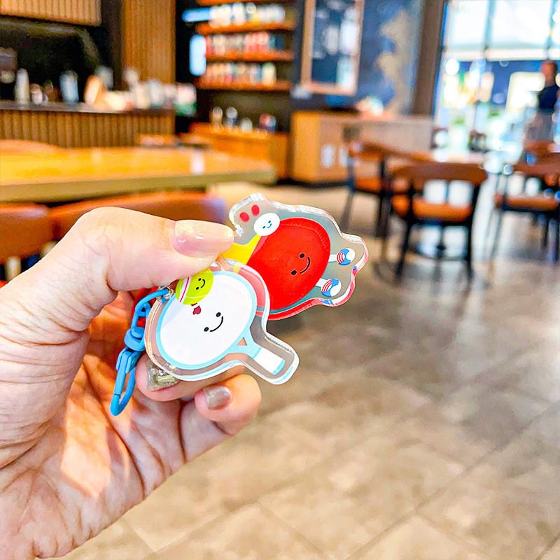 Очаровательный акриловый брелок для тенниса, бадминтона, настольного тенниса, баскетбола, футбола. Подарки