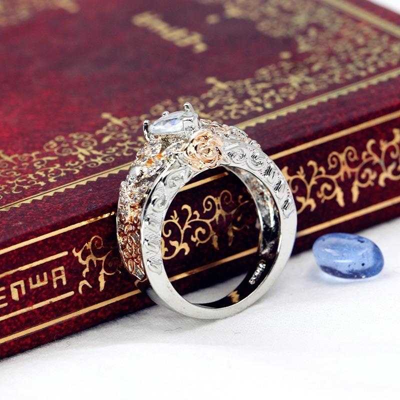 Sace Gems Классическое кольцо из медного сплава с цирконом, женские ювелирные изделия, свадебный подарок для вечеринки