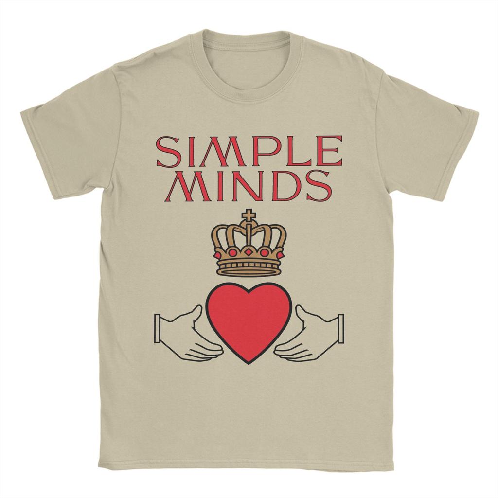 Футболка Simple Minds Street Fighting Years Claddagh для мужчин, хлопковая футболка, футболка с круглым вырезом и коротким рукавом, идея для подарка, одежда