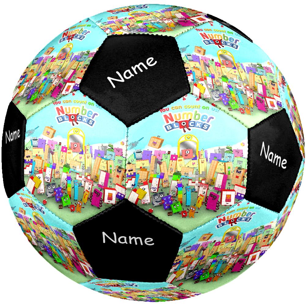 Custom Name Numberblocks Theme Size 5 Soccer Ball, Suitable for Both Indoor and Outdoor Matches, a Gift Suitable for Everyone.