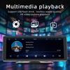 10,26-дюймовый автомобильный мультимедийный проигрыватель HD с сенсорным экраном, беспроводной мультимедийный видеоплеер Carplay, Mirrorlink, портативный MP5-плеер, автомобильный видеорегистратор
