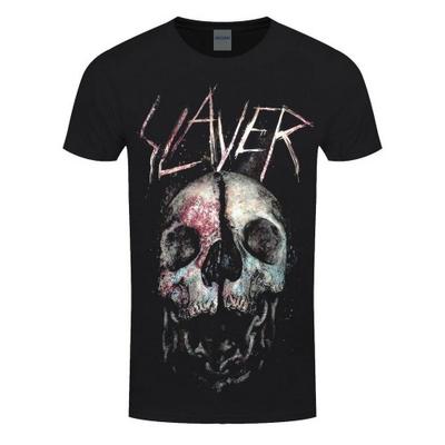 Футболка унисекс с расколотым черепом для взрослых Slayer