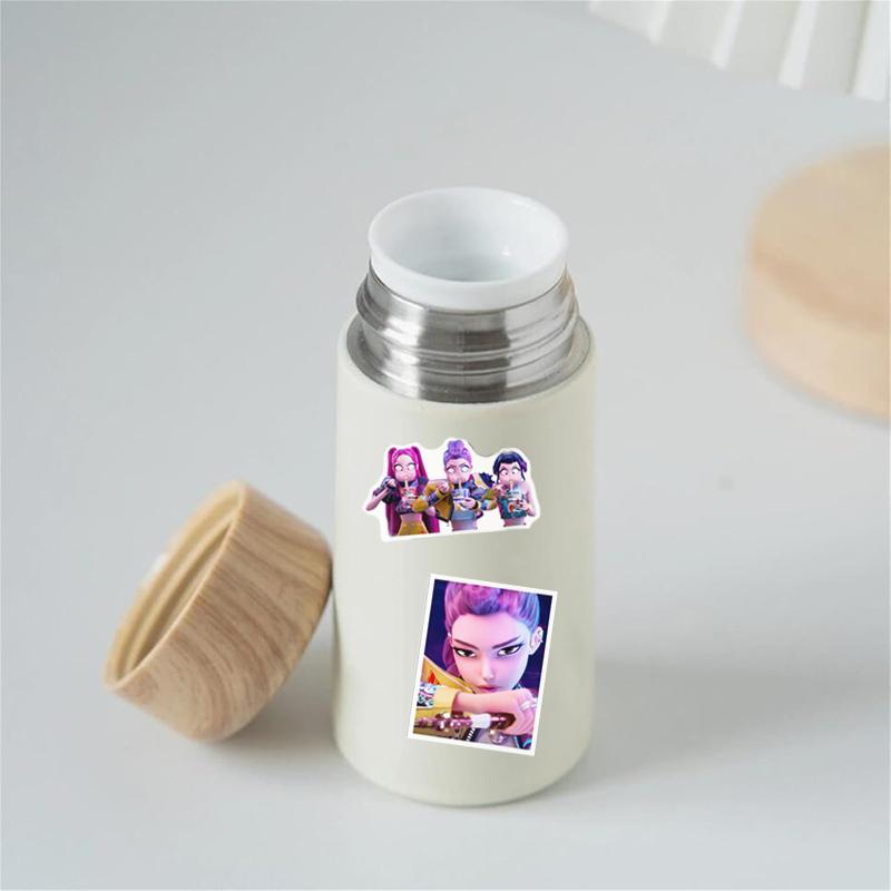 40 Pcs Anime Kpop Demon Hunters Stickers Demon Hunters Tiger Diy Stickers Scrapbooking Phone Luggage Skateboard Waterproof Decal