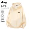 Jeep Мужская худи-пуловер с полумолнией, плотная