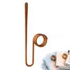 1/2/3Pcs Copper Book Holder Ring Heavy Duty Metal Book Clip Bookmark Ring Lightweight Spiral Wire Book Marker Ring Reading Accessories Book Gifts