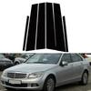 6 шт./комплект Стойки Столбики Дверей Автомобиля Для Mercedes Benz C-Class C200K/C180K/C300/C260/C230 2008-2014 Накладки на Столбики BC Наклейки на Окна Дверей