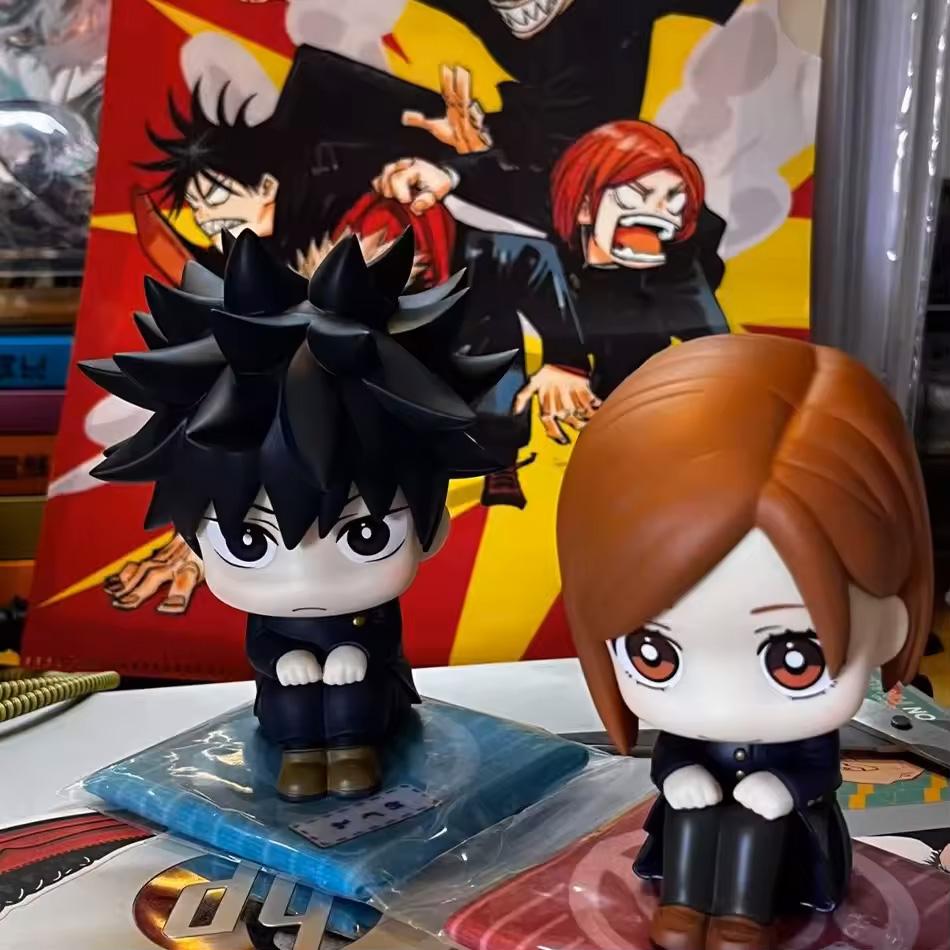 Фигурка Jujutsu Kaisen Итадори Юдзи Годзё Сатору Фусигуро Мэгуми Кугисаки Милый Игрушечный Автомобиль Украшение Модель Подарок SEGA ПВХ Подходит для Детей Развлекательный Веселый