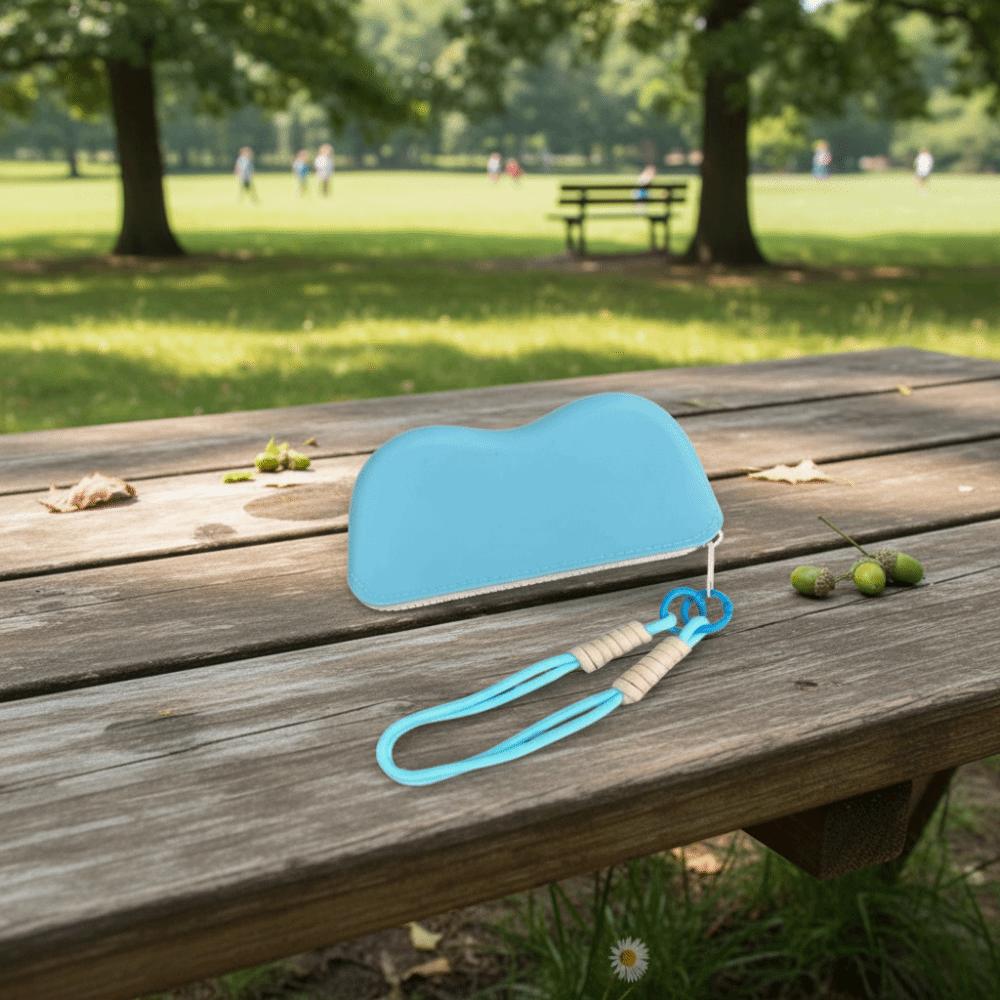 Candy Color Silicone Glasses Bag Soft Silicone Eyeglasses Case  Outdoor Activities