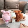 Милая игрушка-браслет с вибрацией крыла капибары, плюшевая кукла-папа, круглая мультяшная плюшевая игрушка-животное, интерактивная игрушка для женщин, подарки