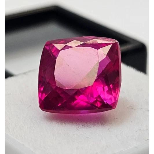 Beautiful Sapphire Pink Color Natural Cushion Cut 10-11 Ct Certified Gemstone
