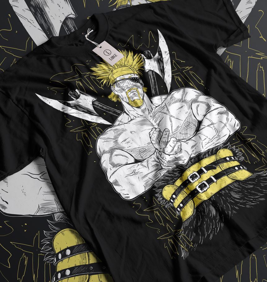 Thorkell Vinland Saga T-shirt Vinland Askeladd Japanese Shonen Viking Saga Shirt