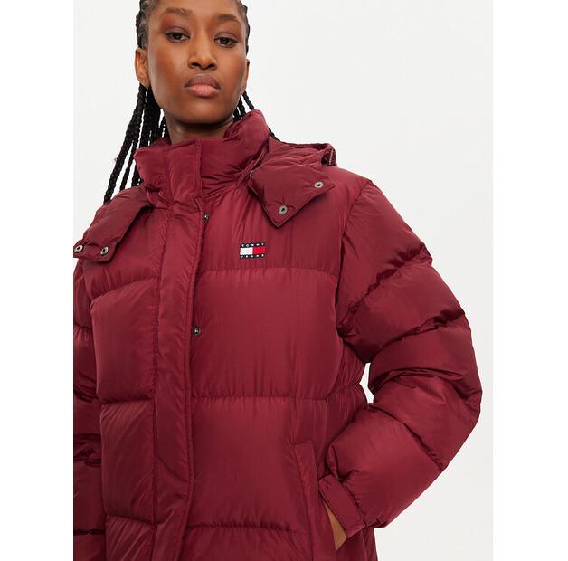 Пуховик Tommy Jeans Alaska DW0DW18860 бордовый Regular Fit
