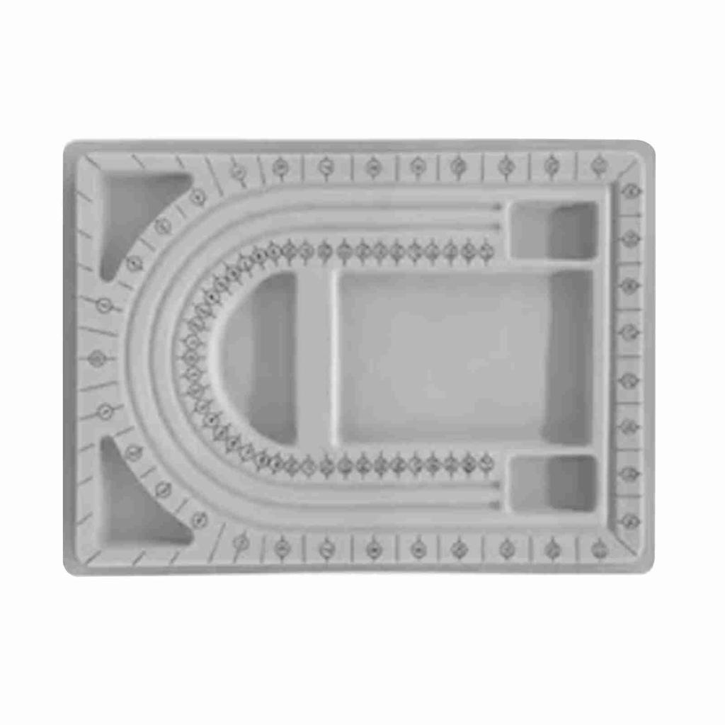 Bead Measuring Board Small Portable Bead Design Tray for DIY Jewelry Bracelet Necklace Making