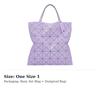 ISSEY MIYAKE Polyvinyl Chloride Resin Tote Bag, Shopping Bag, Handbag Regular Women's Lavender BB41-AG603-80