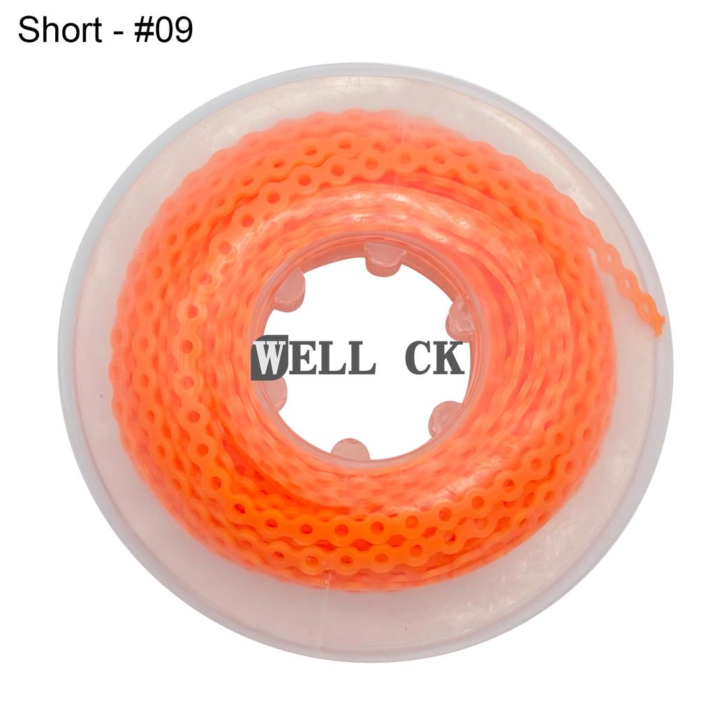 WELL CK 1Pcs Dental Orthodontic Elastic Rubber Power Chain Rubber Band Short Type