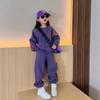 Children's Spring Autumn Tracksuit Teen Girls Toddler Pullover + Jogger Pants 2 Pcs Set Kids Suit Baby Outfit Children Clothes