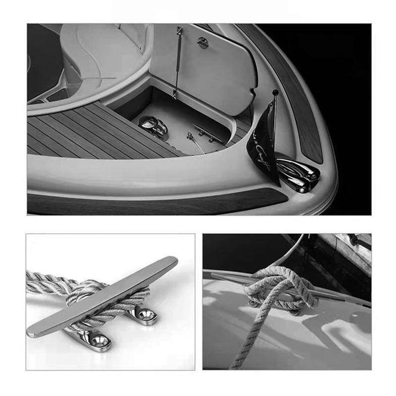 Stainless Steel Cleat Foldable Boat Cleats Folding Deck Mooring Cleat