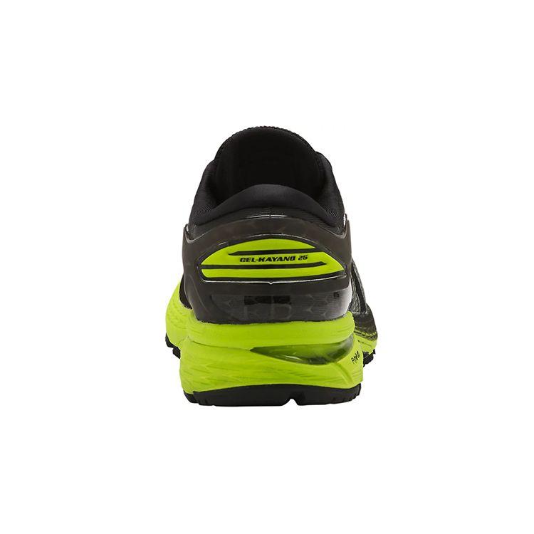 Asics Gel-Kayano 25 Удобные Универсальные Прочные Низкие Детские Кроссовки для Бега Детские Кроссовки для Бега Черный Зеленый 1014A004-001