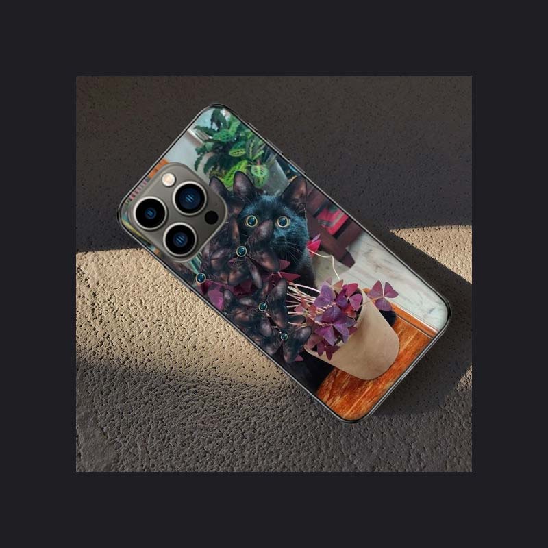Забавный чехол для телефона с мемами про кошек Для Apple Iphone 16E 16 Pro Max 15 Plus Мягкий 13 12 Mini Чехол 11 14 Pro Max Capa 8 7 SE Оболочка Coq