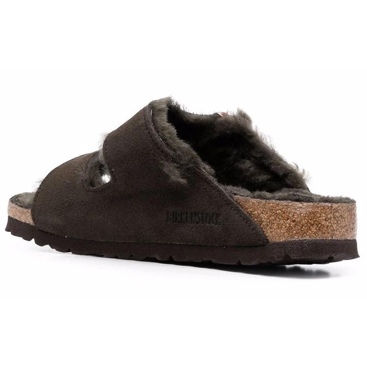 Birkenstock Сандалии с подкладкой из овчины и двумя пряжками Женские 1020528