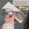 Модные очки от близорукости с металлическими оправами, блокирующие синий свет, бестселлер, уникальный стиль, модный дизайн.2986