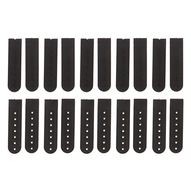 10 комплектов сменных ремешков для бейсболок с 7 отверстиями, цветная застежка для ремонта шляпы, удлинитель для пряжки, аксессуар для бейсболки