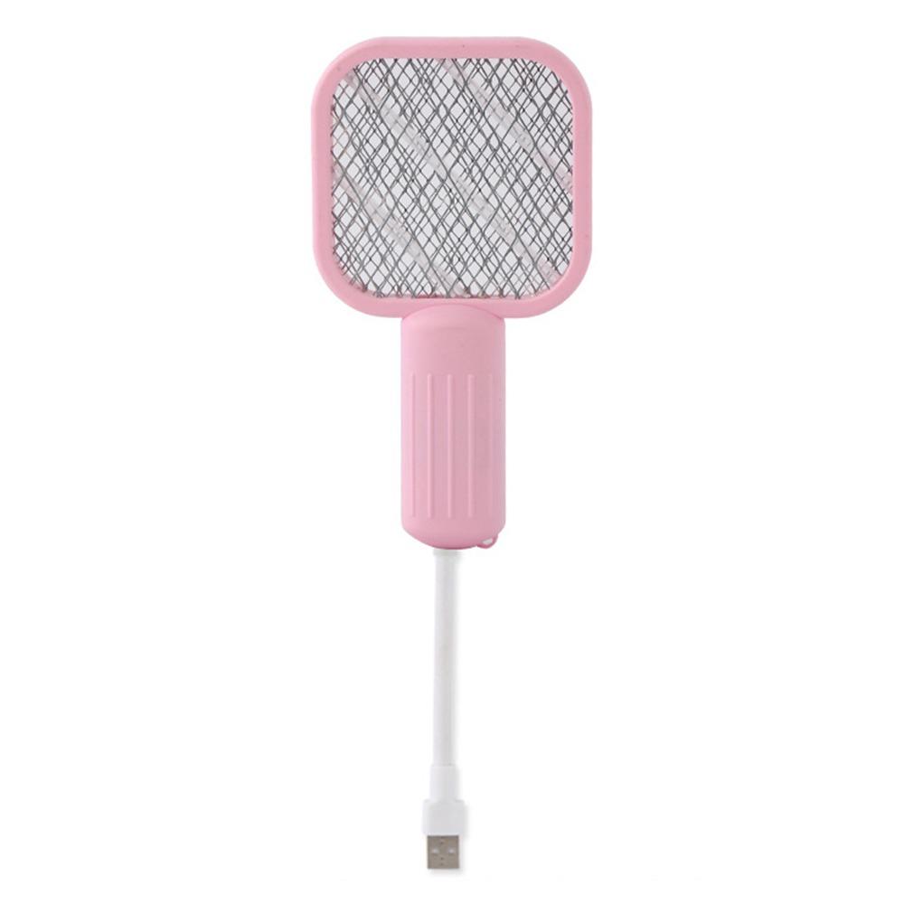 Mini Insect Racket UV Light Fly Bug Zapper Pest Control Physical Mosquito Trap Racket Camping