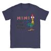 Moana Hei Hei My Spirit Animal Men T Shirt Funny Chicken Tee Short Sleeve Round Collar T-Shirts 100% Cotton Printed merchandise
