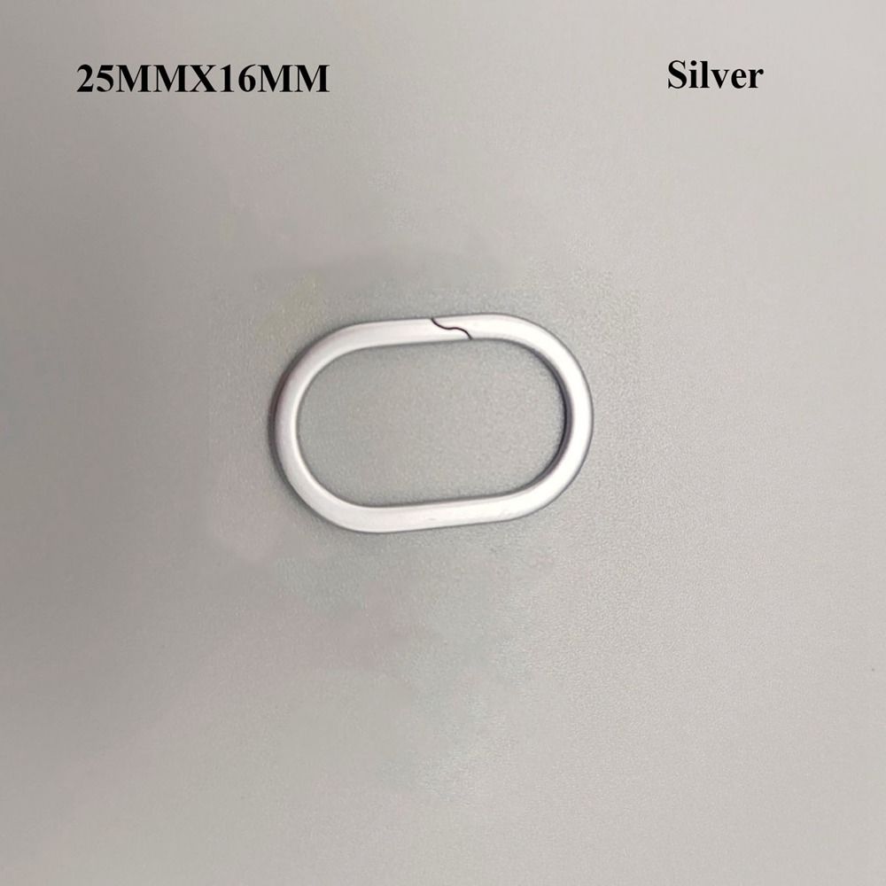 Real Titanium Alloy KeyRings Super Lightweight Pendant Oval Key Rings Male Creativity Gift