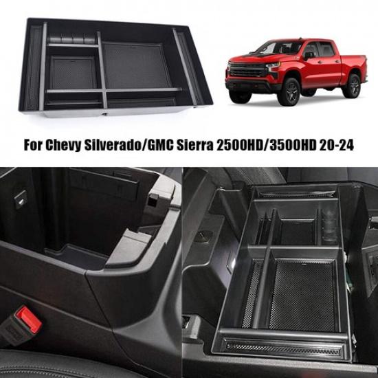 Для - 2024 Chevy Silverado/GMC Sierra 2500HD Центральная консоль Панель приборов Хранение
