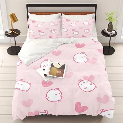 Комплект детского постельного белья с животными, пододеяльник, декор с горячей кровью, удобные комплекты, дышащее постельное белье для подростка