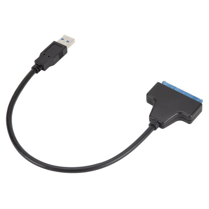 Adaptateur De Convertisseur USB 3.0 Vers SATA III 22 Broches Pour Ordinateur Portable