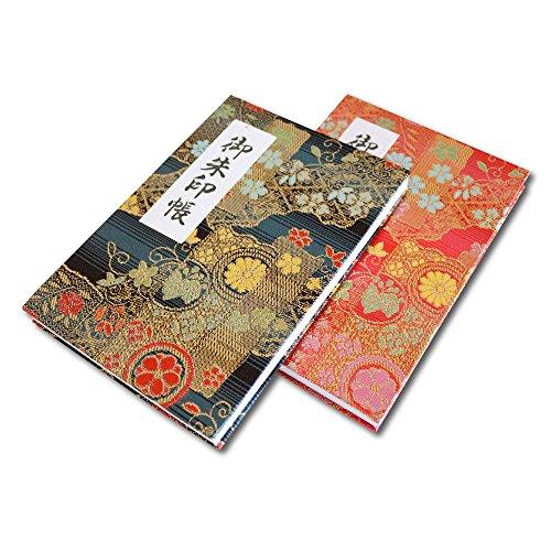 [ХОТОКУДО] Японская паломническая марка «Гошуин-чо»(заметка) книга с защитной обложкой. (Тип сильфона, ВМС. 40 страниц, парча. ЧАС: 6,42" Ш: 4,41 дюйма, (импорт