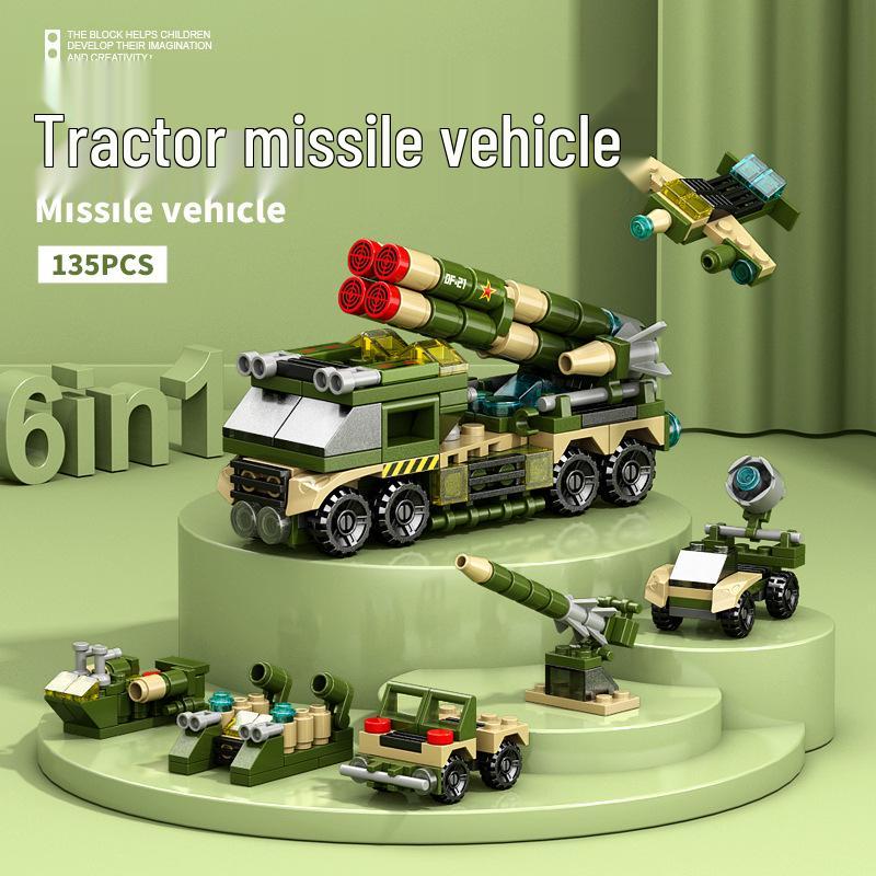 Military & Emergency Vehicles Building Blocks - Compatible with Lego, Educational & Transformable for Kids.