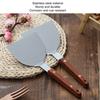 Wooden Handle Pancake Turner Wide Blade Teppanyaki Spatula Flipper Barbecue Spatula  Kitchen