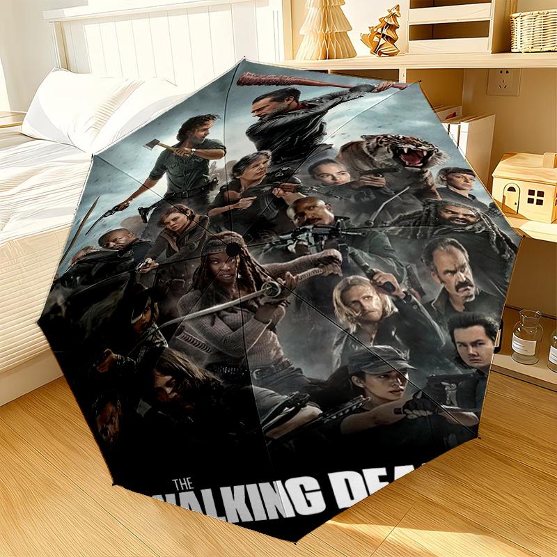 Warriors Of Dead Umbrella 8-Frame for Travel, camping, Casual Lightweight Portable Umbrella, Essential for every family Holidays Gift